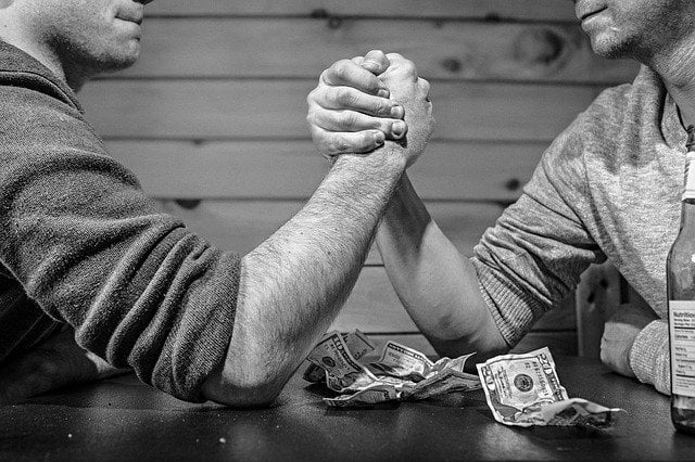 Arm Wrestle. Beat out your competition with superior software solutions. 